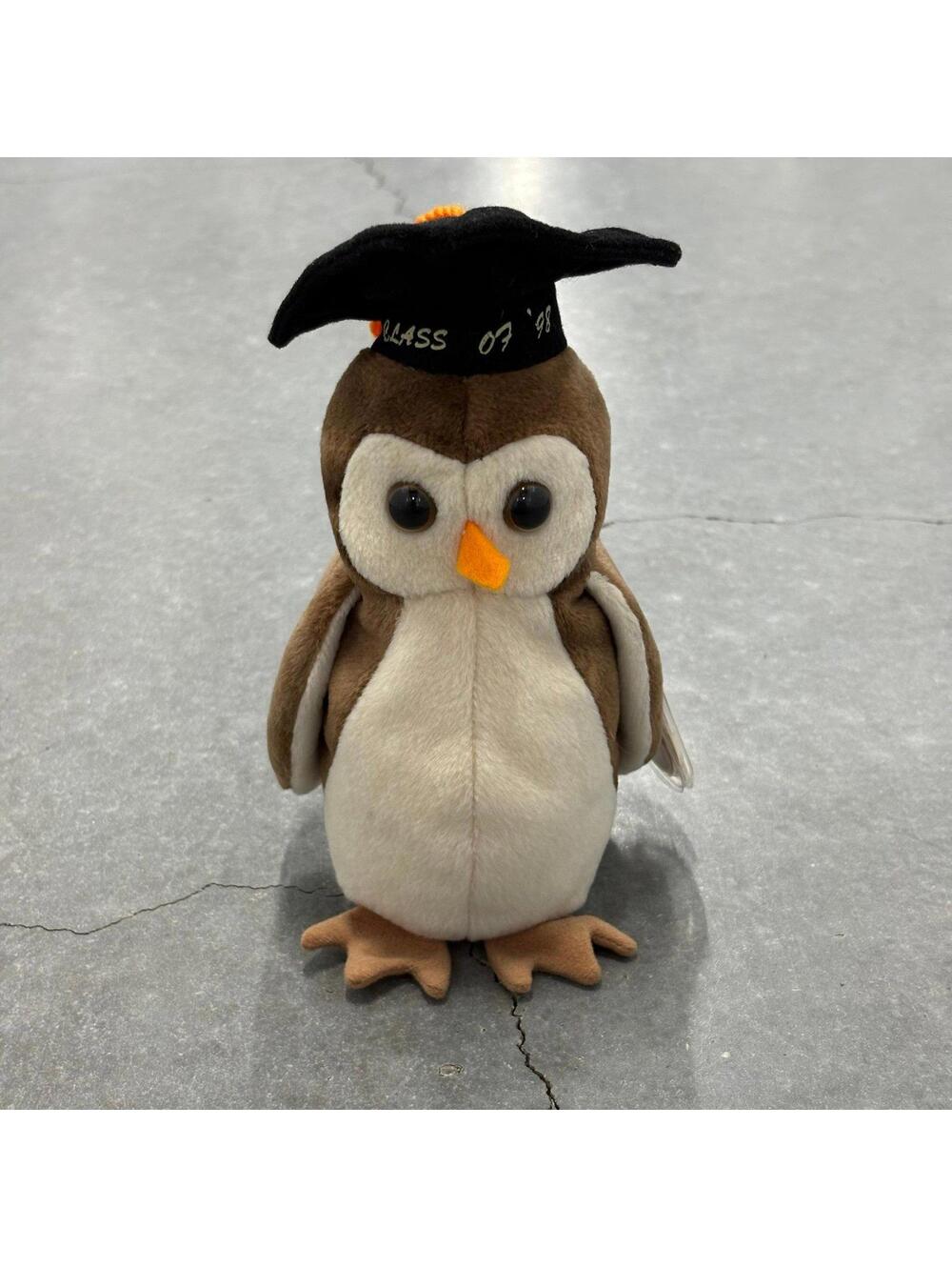 TY Beanie Babies Wise The Owl